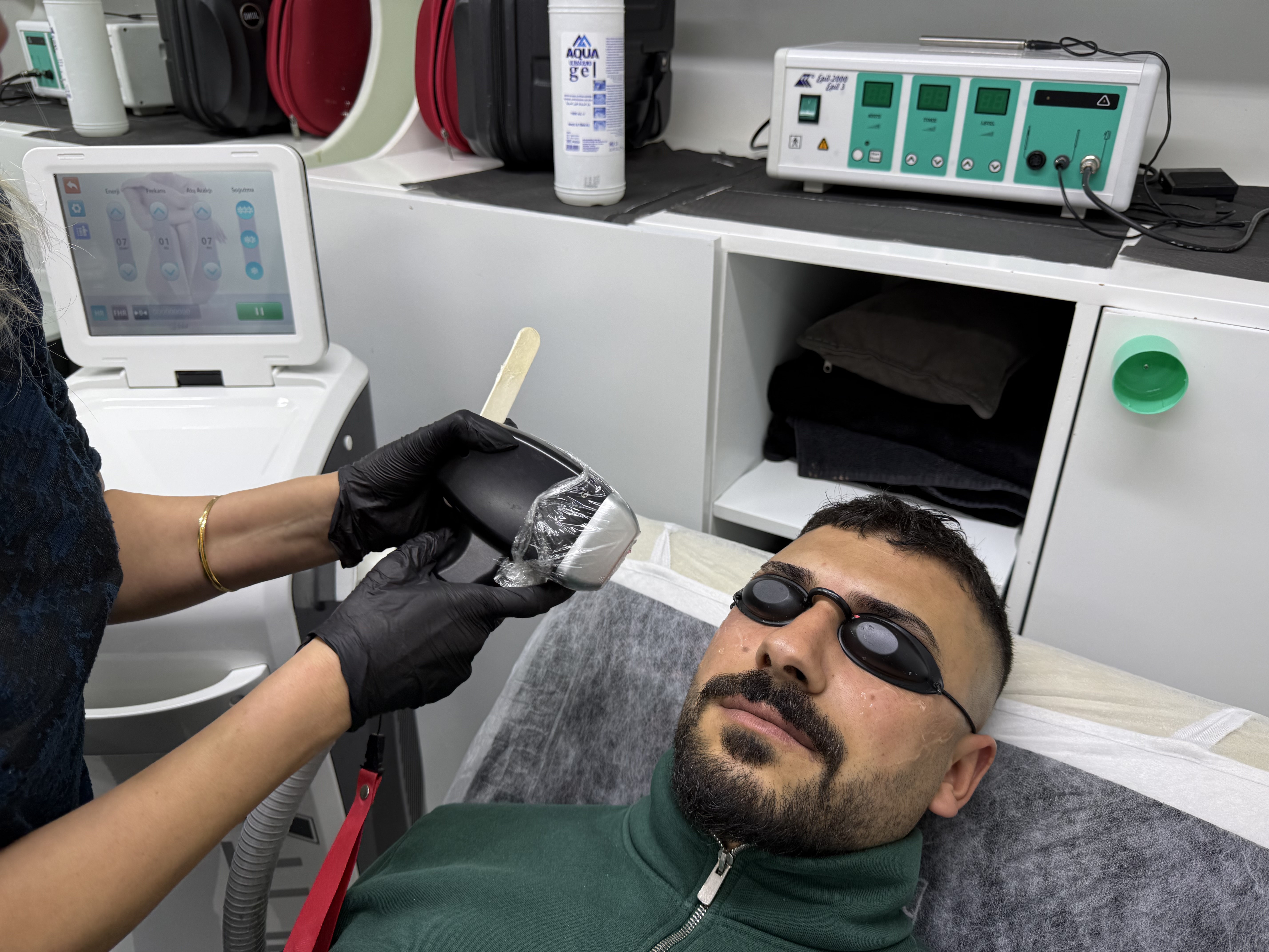 Erkek lazer epilasyon sonrası